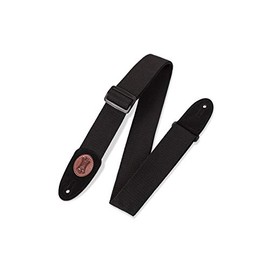 Levy's Leathers MSSC8-XL-BLK Signature Series Cotton XL Guitar Strap, Black