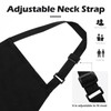 WenYa 2-Pack Chef Aprons with 2 Pockets, Waterproof Adjustable Apron