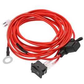 Auxbeam 6.6FT 20AWG Acc Electrical Wire w/5A ATC Inline Blade Fuse Holder & On/Off Switch, Acc Wiring Harness 6/8/12 Gang Switch Panel, 2Pin Acc Power Wire, Fit for Car,Truck,RV, Inverter