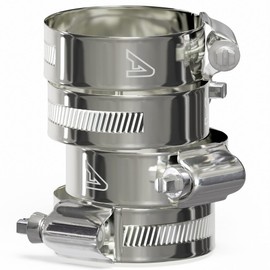 4 Pack - 22mm > 40mm Worm Drive 304 Stainless Steel Hose Pipe Clamps Clips