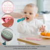 PAPU BABY Set de 4 Cucharas Chicas 100% de Silicón