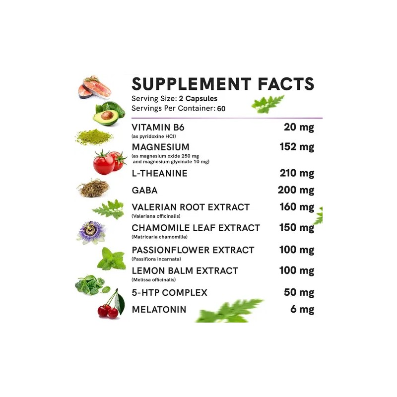 Balincer Complejo Melatonina + Magnesio/vitamina B6 Cápsulas