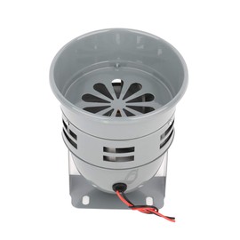 Universal Loud Motor-Driven Horn Air Siren Horn Alarm for Car Truck Motorcycle Vans Tractors 12V Vehicles Gray
