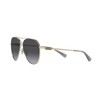 Coach HC7140 Sunglasses, Shiny Light Gold/Grey Gradient, 61 mm