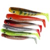 Rubber Fish Set with Glow Stick/Attractant/Rattle Channel 12 cm 20x