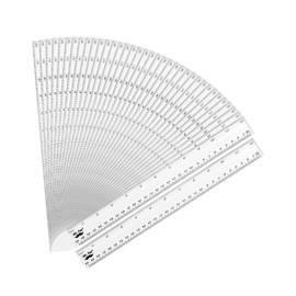 Mr. Pen- Bulk Plastic Rulers, 12 Inch, 36 Pack, Easy-to-Read Markings, Scratch-Resistant Design, Durable Clear Ruler for Crafting Office & School, School Supplies, Bulk Rulers Set, Measuring Tools