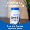 Nutricost Vitamin K2 (MK7) (100mcg) + Vitamin D3 (5000 IU)