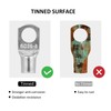 120PCS Copper Ring Lug Terminals Kit, Wire Connectors, Terminal Connectors,