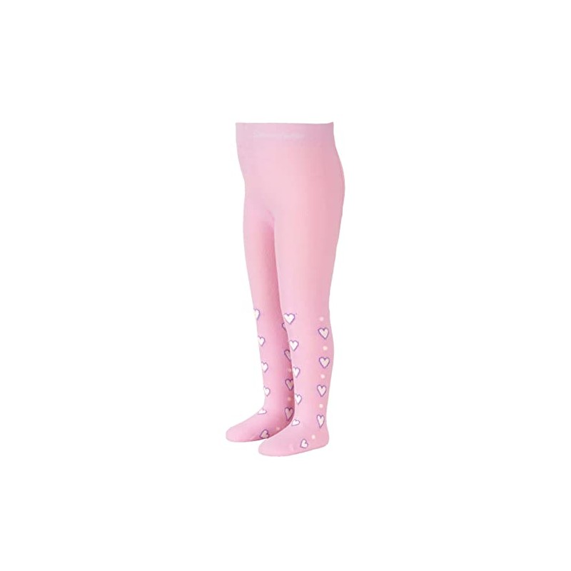 Sterntaler Baby Girls' Hearts Tights, pink