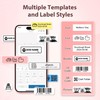 TYPONOS P21 Label Maker Machine with Tape, Label Printer Thermal