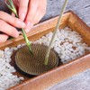 SteelFever Large Flower Frog Flower Round Holder Flower Arranging Bases