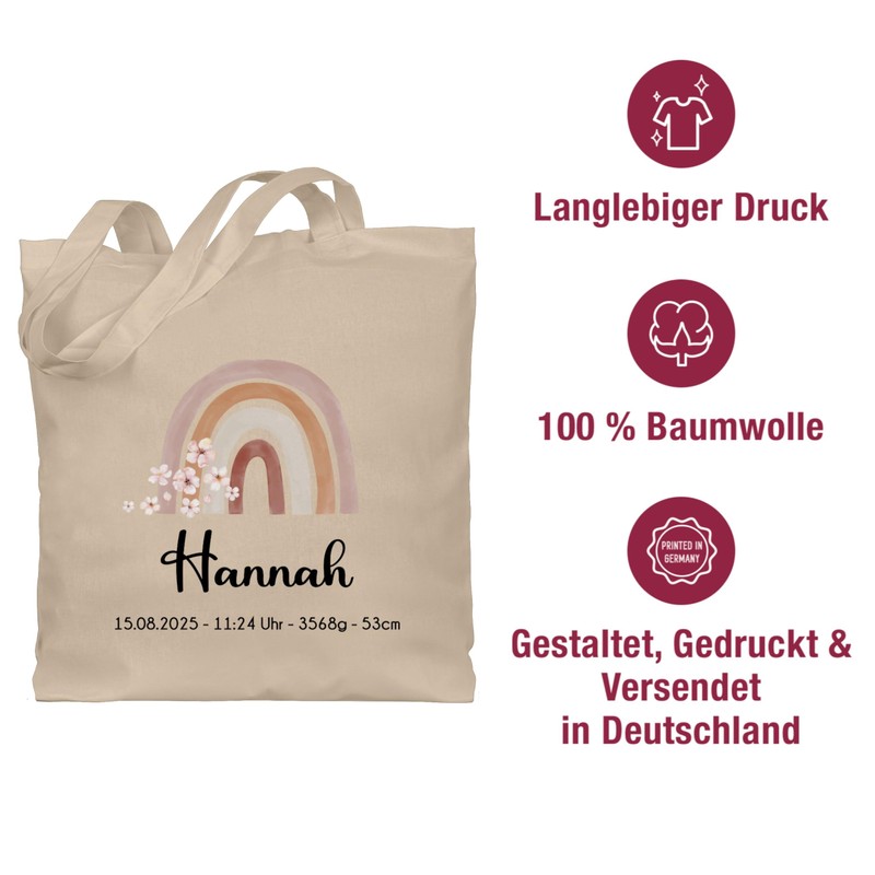 Geschenk mit Namen personalisiert by Shirtracer - Cotton Bag -