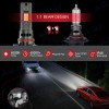 AQJ For Honda Ridgeline 2017-2022 Front 6500K LED Headlights Bulbs