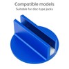 ePathChina 2Pcs Universal Aluminum Grooved Magnetic Jack Pad, Welded Frame