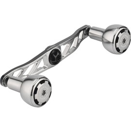 GOMEXUS CH120 Power Reel Handle for Daiwa, Shimano Bait Reels, Double Handle, Exclusive for Seaborg, Saltyga IC, Full Length 120mm, 30mm Handle Knob, Deep Tail Lures, Jigging, Bluefish, Fishing, Left