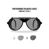 BERTONI Glacier Polarized Sunglasses for Mountain Hiking Trekking Ski mod