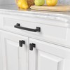 Amerdeco 10 Pack Matte Black Cabinet Pulls 5 Inch(128mm) Hole