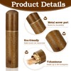 Josojoou 6PCS Portable Wooden Toothpick Holder, Multi-function Mini Toothpick Case