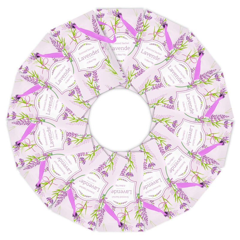 Scent-Hi Premium Lavender Scented Sachets for Clothes, Scented Sachets for
