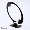 Puffin Plastics Rugby Ball Display Plinth - BLACK (With Free