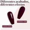 CANNI - Esmalte de uñas en gel rojo oscuro, 1