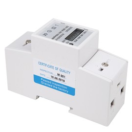 DDS529C 230V Energy Meter Single Phase 2P DIN Rail Mounting Power Meter