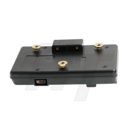 HangTon V-Mount Battery Bracket to 3-Stud Gold Mount Plate Adapter Converter for Panasonic Camer Anton Bauer IDX D-tap Output (A-GP-S)