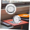 Mobestech Silent Alarm Clock Metal Digital Clock for Bedside Table