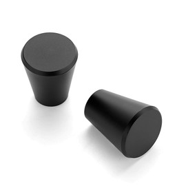 Ravinte 45 Pack 3/4 Inch Kitchen Cabinet Knobs - Matte Black Drawer Pulls and Door Handles for Dresser