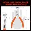 mshandto Model Nippers, 4.7" Ultra Thin Single Blade Gundam Nippers,