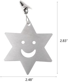 Alnicov Set of 8 Tablecloth Weights Clips for Family Dinner Table and Outdoor Picnic Decoration(Stars)