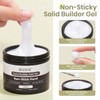 White Solid Builder Gel for Nails, Sculpting Gel Non-sticky Hand