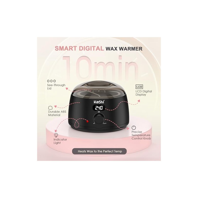 KeShi Professional Waxing Kit for At-Home Hair Removal