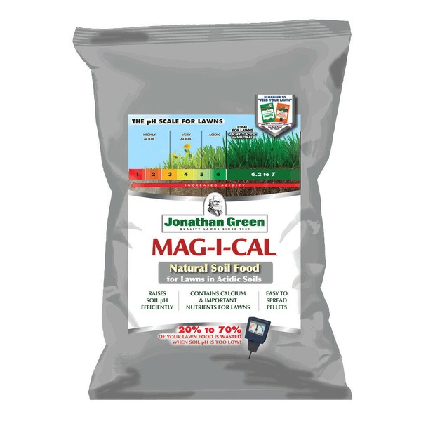 Jonathan Green MAG-I-CAL Pelletized Fertilizer for Lawns in Acidic Soil, 15M