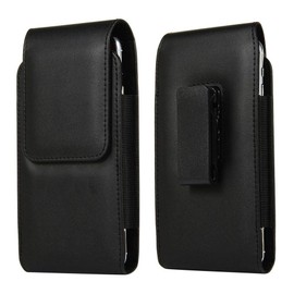 DFV mobile - Holster Case with Magnetic Closure and Belt Clip Swivel 360 for Media-Droid Imperius Aero MT7005W - Black
