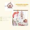 JSF 20 x Kids Adjustable Clothes Hangers 29-37cm 4 Colours