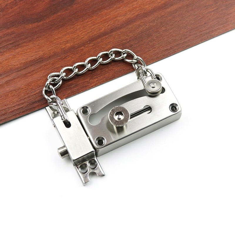 YUOIP® Door Lock Gate Bolt Door Chains Stainless Steel Latches