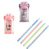 DHWEKU Pack of 2 Pencil Sharpener, Double Pencil Sharpener with
