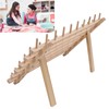 60 Spools Wooden Thread Rack DIY Easy Storage Safe Eco