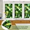 BSFHH Window Privacy Film Static Cling Stained Glass Design Sun