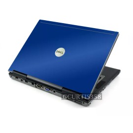 Unbranded/Generic BLUE Vinyl Lid Skin Cover Decal fits Dell Latitude D620 D630 Laptop