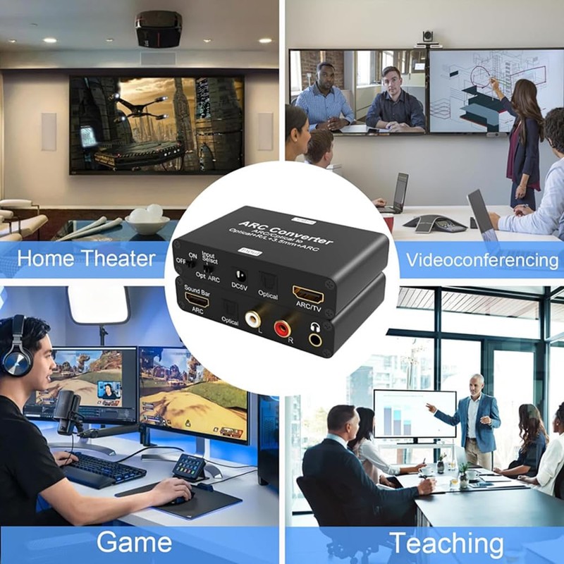 H.May HDMI Audio Return & DAC Audio Converter;HDMI ARC Audio