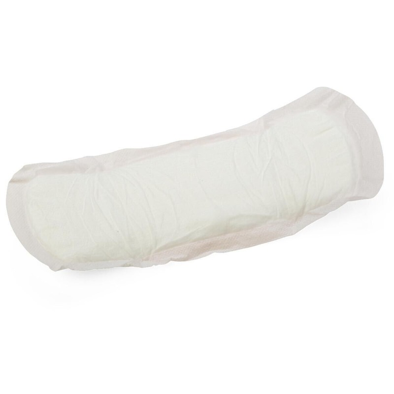 Medline Maxi Sanitary Period Postpartum Pad, 9 Inch Long, 12