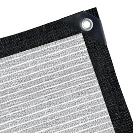 BeGrit Aluminet Shade Cloth 75%-80% Aluminum Shade Cloth Sun Reflective Tarp for Garden, Patio, Greenhouse, Pergola, Car, Kennel Shade 10x20ft