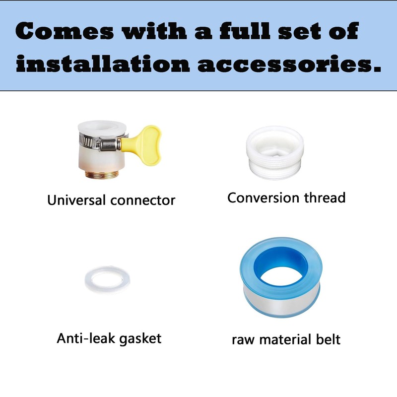 3 Modes Tap Attachment Swivelling, Water Saver, Rotating Tap Attachment