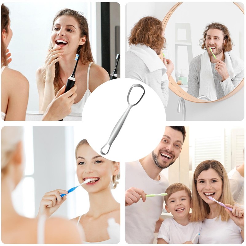 Metal Tongue Scraper | Metal Tongue Scraper For Care -