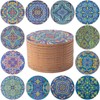 STARUBY 12 Pcs Cork Coasters, Coasters for Drinks, Coasters for