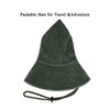 Unisex Cotton Boonie Hat Summer Outdoor Packable Fishing Bucket Hat