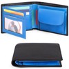 SENDEFN Men's Wallets Genuine Leather RFID Blocking Slim Trifold Wallets