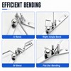 Manual Rebar Bender Mini Tubing Wire Bender 0-180°Manual Metal Bending